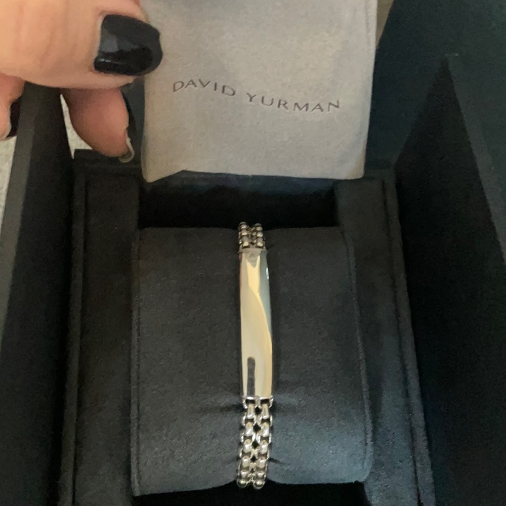 David Yurman Kids Chain ID bracelet. Size 6.5